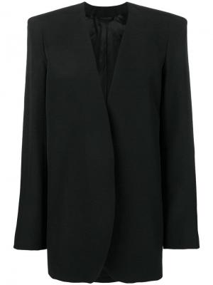 Костюмный пиджак Lemaire. Цвет: черный