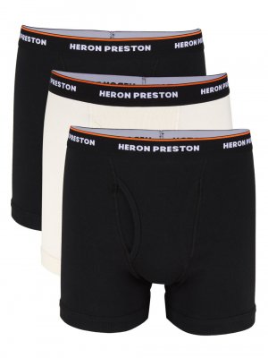 Набор из 3 трусов-боксеров с логотипом , черный Heron Preston