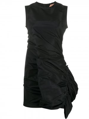 Коктейльное платье со сборками Nº21. Цвет: черный