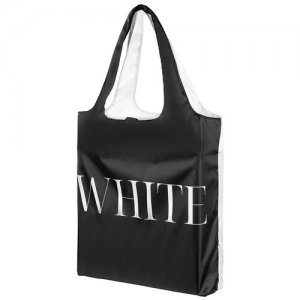 Сумка-шоппер 42х8х63 см El Casa Black White. Цвет: черный/белый