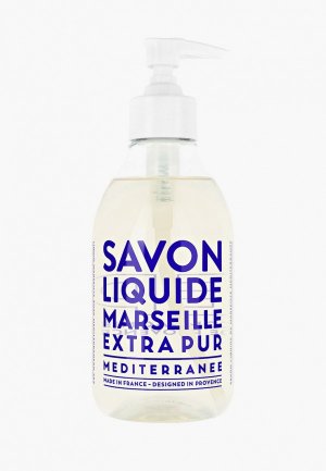 Жидкое мыло Compagnie de Provence для тела и рук, Средиземное море, 300 мл. Цвет: прозрачный