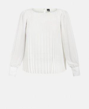 Рубашка-блузка Boss, цвет Wool White BOSS