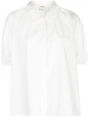 Рубашка с объемными короткими рукавами Jason Wu. Цвет: белый