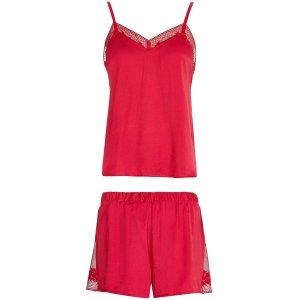 Пижама Lace Accent Tank And Short, красный Tommy Hilfiger