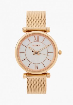 Часы и браслет Fossil ES5058SET. Цвет: золотой