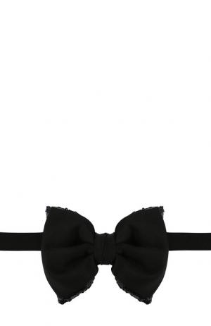 Шелковый галстук-бабочка Dsquared2. Цвет: чёрный