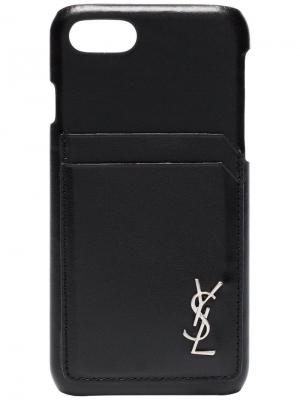 Чехол для iPhone 8 Saint Laurent. Цвет: черный