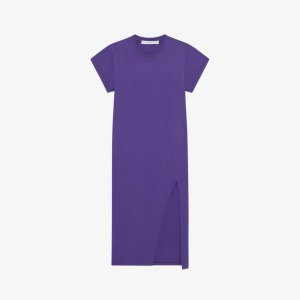 Платье-футболка свободного кроя Litonya из хлопка миди Iro, цвет pur15 IRO