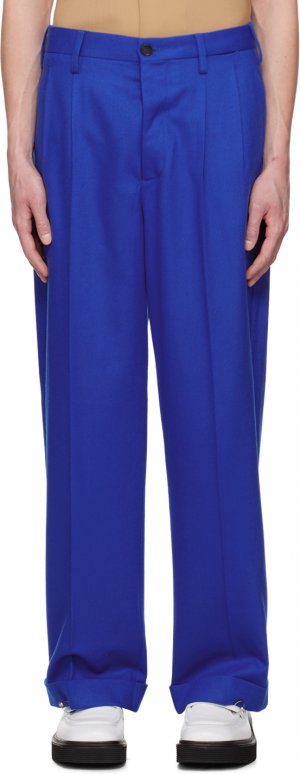 Синие брюки в стиле смокинга Marni