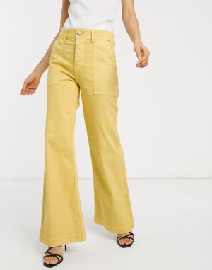 Широкие джинсы -Желтый Rachel Antonoff