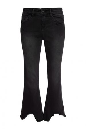 Расклешенные джинсы MO&Co. Цвет: черный