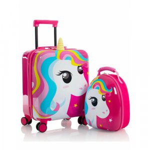 Чемодан-рюкзак , 35х53х22 см, 2.4 кг, белый, розовый Heys. Цвет: белый/желтый/розовый/микс/голубой