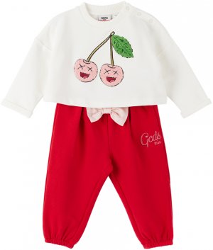 Комплект из толстовки и штанов для отдыха Baby Off-White Cherry Gcds Kids