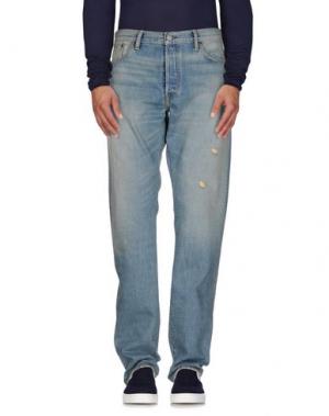 Джинсовые брюки RON HERMAN. Цвет: синий