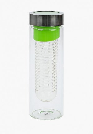 Бутылка Asobu. Цвет: зеленый