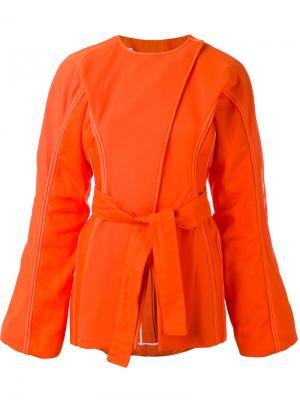 Пиджак с завязками Corded Richard Malone. Цвет: жёлтый и оранжевый