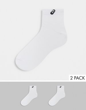 Набор из двух пар носков белого цвета -Белый Asics