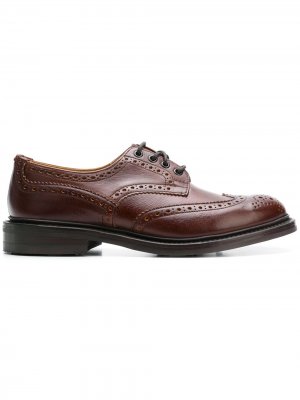 Trickers punch-hole derby shoes Tricker's. Цвет: коричневый