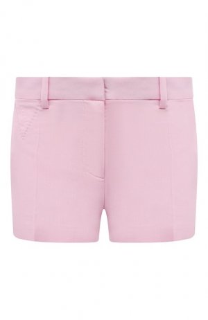 Шерстяные шорты Versace. Цвет: розовый