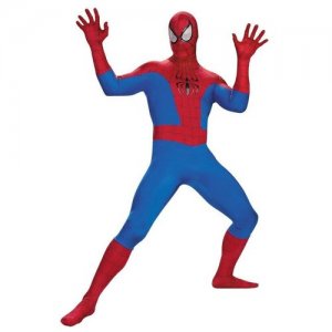 Карнавальный костюм Человек-Паук в перчатках deluxe Disguise. Цвет: синий