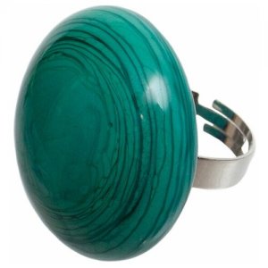 Кольцо , муранское стекло, зеленый Divetro. Цвет: зеленый