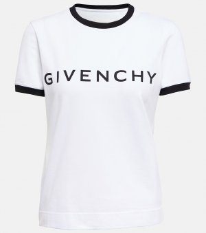 Футболка из смесового хлопкового джерси GIVENCHY, разноцветный Givenchy