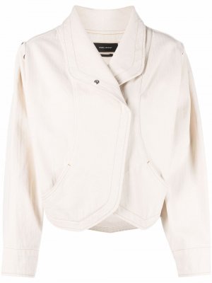Long-sleeve denim jacket Isabel Marant. Цвет: бежевый