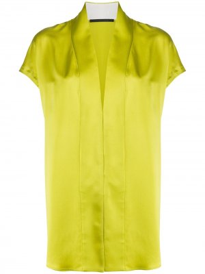 Блузка с V-образным вырезом Haider Ackermann. Цвет: зеленый