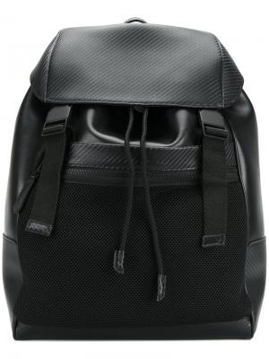 Рюкзак с пряжками Canali. Цвет: чёрный