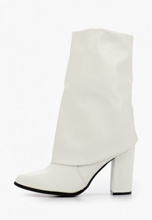 Полусапоги Ideal Shoes. Цвет: белый