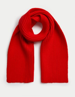 Детский вязаный шарф (1–13 лет) , красный Marks & Spencer