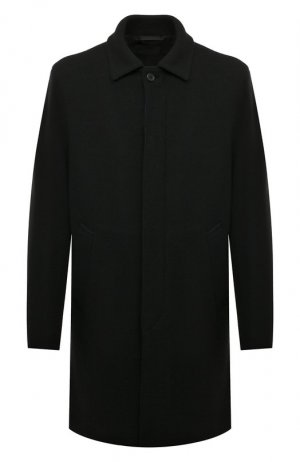 Пальто из шерсти и кашемира Prada. Цвет: чёрный