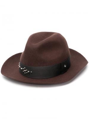 Шляпа с широкими полями Zadig&Voltaire. Цвет: коричневый