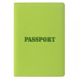 Обложка для паспорта STAFF 237607, зеленый Россия. Цвет: зеленый/салатовый