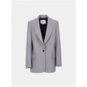 Пиджак , размер 40, серый MSGM. Цвет: серый