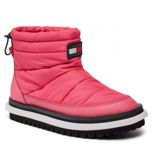 Ботинки TjwPadded Flat, розовый Tommy Jeans