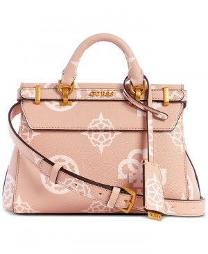 Маленькая сумка-портфель Sestri с логотипом GUESS, розовый Guess