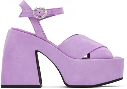 Пурпурные босоножки на каблуке Bulla Joni Nodaleto
