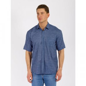 Рубашка , размер 2XL, синий Palmary Leading. Цвет: белый