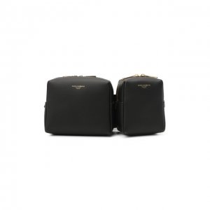 Кожаная поясная сумка Monreale Dolce & Gabbana. Цвет: чёрный