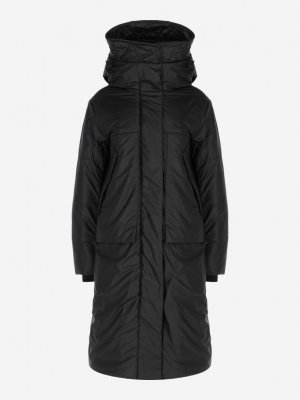 Пальто утепленное женское Riteg, Черный KRAKATAU. Цвет: черный