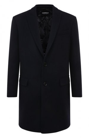 Шерстяное пальто Dondup. Цвет: синий