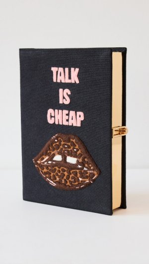 Сумка-клатч Book Talk Is Cheap, черный Olympia Le-Tan