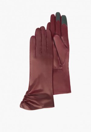Перчатки Michel Katana. Цвет: бордовый