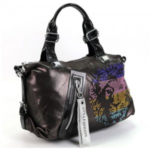 Женская сумка 7177-1 Бронза Anna Fashion. Цвет: коричневый