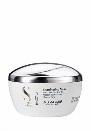 Маска для волос Alfaparf Milano придающая блеск SDL D ILLUMINATING MASK, 200 мл. Цвет: белый