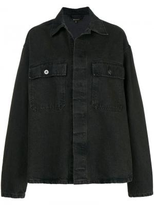 Куртка-рубашка в утилитарном стиле из коллекции Season 6 Yeezy. Цвет: черный