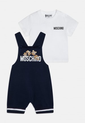 Комбинезон BABY DUNGAREES UNISEX MOSCHINO, цвет blu navy Moschino