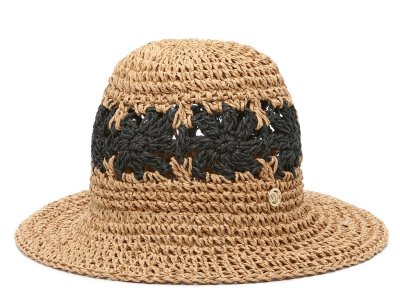 Панама Granny Crochet, темно-коричневый/черный Steve Madden