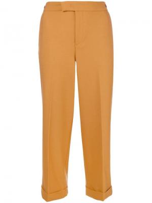 Укороченные брюки Twin-Set. Цвет: желтый